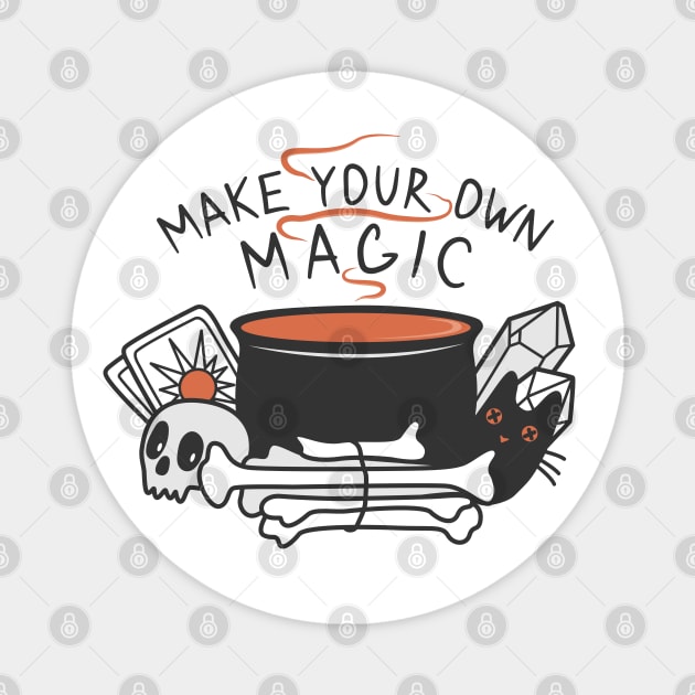 Witch Starter Kit 'Make You Own Magic' II Magnet by runcatrun